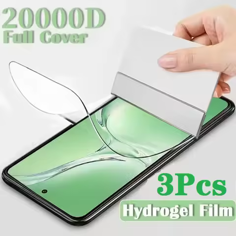 3Pcs Hydrogel Film For Oppo K12 K11 K10 K9 X Pro A94 A95 A96 A97 A98 A79 A60 5G Screen Protector