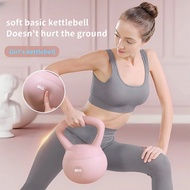 Kettlebell lembut 4/5/6/8/10/12 kg, peralatan kecergasan di rumah, peralatan latihan kekuatan wanita