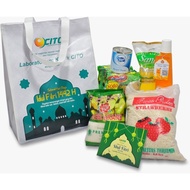 Eid Al-Fitr Food PARCEL Bag CUSTOM FLEXY Material MMT 30x40x15 cm