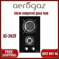 Aerogaz AZ-262F -30cm tempered glass hob | 2 burner | Local warranty | Free Delivery |