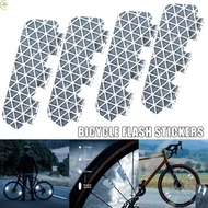 TG 4/8pcs Ride Safely With Style Bike Reflector No Drag Lightweight Bicycle Wheel Reflector Bike Wheel Reflective Sticker