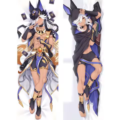 Anime Game Genshin Impact Cosplay Otaku Hing Body Case Cyno Fullbody Pillow Cover