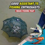 ✾Magic Fishing Net Trap Crab Fish Trap Foldable Fishing Bait Trap Cast Net Mesh Portable FreeShippin