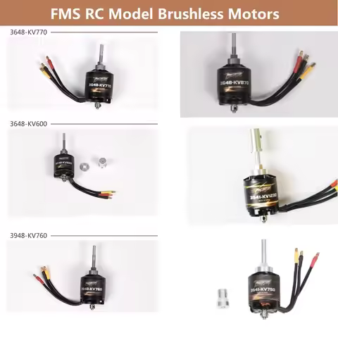 FMS RC Model Brushless Motor 3948 KV760 3648 KV870 KV770 KV600 3541 KV840 KV1230 KV750 Suitable for 