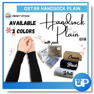 Handsock Plain QSTAR Comfort UV Protection Versatile Nylon Elastic Aqua Cool FREE SIZE Full Length