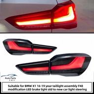 For BMW X1 16-19 year taillight assembly F48 modified LED brake lights old and new running lights st