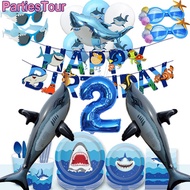 Balloons Animal Party Baby Birthday Shark Ocean Theme Ballon Kids Birthday Favors Decortion 32' &amp;