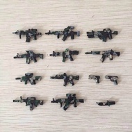 New Product 1/18 Machine Gun Combination Model 12cm Soldier Doll Weapon Special Forces Movable Figur