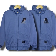 2 pcs couple zipper jackets 2 pcs couple zipper hoodies couple zipper jackets couple clothes/s coupl