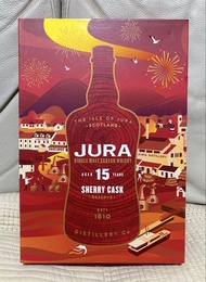 Jura 15 Year Old Sherry Cask Reserve Whisky（禮盒裝連威士忌杯）