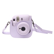 Camera Bag for Fujifilm MINI12 Mini Camera with Shoulder Strap PU Leather Soft Silicone Cover Bag