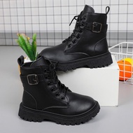 A04 Girls' Boots, Boots for Girls 3-10 Years Old, Convenient Zipper High Boots, Super Soft Pu Leathe