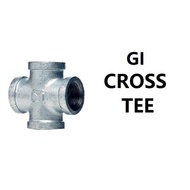 1/2 INCH / 3/4 INCH GI Cross Tee / GI Fitting