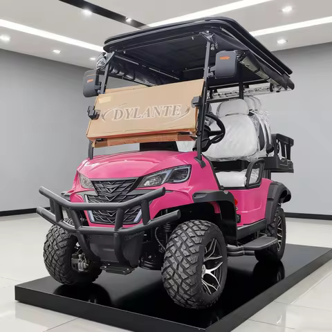 48/72V New Style Brand Design 4 Seat Sightseeing Bus Club Cart Electric Golf Buggy Hunting Cart with