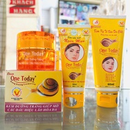 Combo cream to help fade signs of skin aging + anti-acne cleanser + One Today exfoliator (20g + 50ml