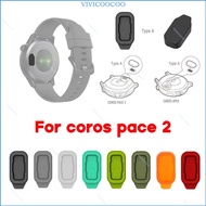 VIVI Dustproof Charging Port Silicone Case-for Coros-Pace 2 APEX-42mm 46mm Smartwatch