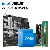 【重磅價】Intel【六核】Core i5-12400+華碩 PRIME B760M-A D4-CSM+美光 Crucial DDR4-3200 16G+鎧俠 KIOXIA Exceria G2 500GB