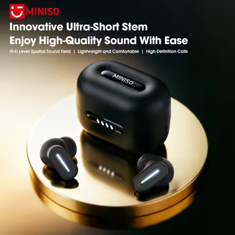 Clear Sound Quality MINISO MS132 Wireless Bluetooth Earphones 50 Hrs Playback Sports Headphones Low 