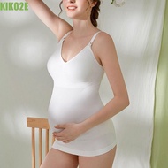 KIKO2E Pregnant One-piece Nursing Vest, Comfortable Sleeveless Nursing Underwear, Nursing Bra Pregnancy Clothes Plus Size Good Stretch Breastfeeding Vest Nightdress