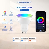 Outsmart Wifi Smart GU10 5W Light Bulb Spotlight | Lampu Mentol LED RGBWC LED Bulb Google Home