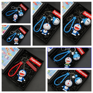 Cartoon Doraemon Pendant Doraemon Keychain Blue Fat Schoolbag Decoration Pendant