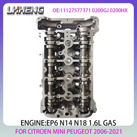 EP6 Engine cylinder head assembly For CITROEN C4 C5 DS3 DS4 DS5 GRAND MINI PEUGEOT 1.6L 1.6 L T L4 G