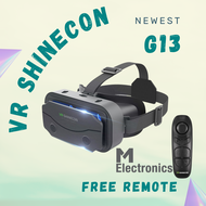 แว่น VR SHINECON G13รุ่นใหม่ปี 2022 สำหรับ ดูหนัง เล่นเกมส์ รองรับโทรศัพท์ 4-7.2 นิ้ว  VR 3มิติ แว่น