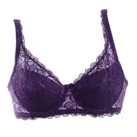 Ladies Underwear Underwire Plunge Push Up Embroidery Brassiere Floral Lace Bras Lingerie BH 32 34 36