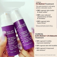 แท้✓Paulas Choice CLINICAL 1%/0.3% Retinol + 2% Bakuchiol Treatment 30ml