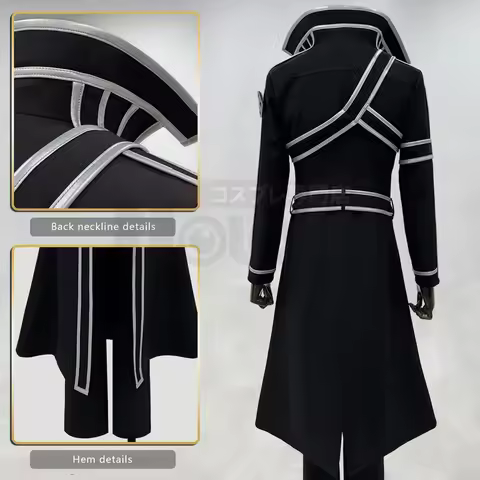 3;f'6,b\j;8/Sword Art Online SAO Anime Kirigaya Kazuto Kirito Cosplay Costume Cos Convention Gift Un