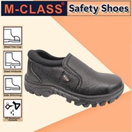 SAFETY SHOES / SAFETY BOOTS STEEL TOE CAP LOW CUT SLIP ON M CLASS 124