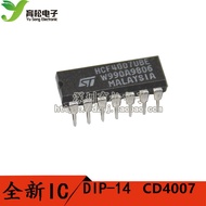 CD4007 HEF4007 CD4007UBE CMOS Dual-way Auxiliary Counter Reverter In-line DIP14