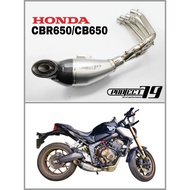 Project79 Exhaust Honda CBR650F CB650F Full System Under Body Piping Muffler Stainless Steel  CBR650