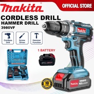 MAKITA Cordless Drill 3980VF Electric Drill Driver Impact Drill Rechargeable Lithium Battery Power T