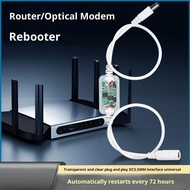 [ENJ] 1Pcs Timing 24H Automatic Power Off Reset Line DC 5V-15V 5.5x2.1mm Rout-er Rebooter WiFi Reset