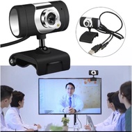 Computer webcam with built-in microphone