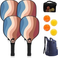 pickleball training pickleball paddle Wooden Pickle Racket Set 9-Layer Carambola Pickle Racket PICKL