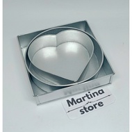 1 set of 3 types of round square love pans 17 16 14
