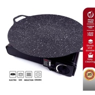 Cod Available BBQ Grill Platter Round BBQ Grill Non-Stick Steel Grill Plate | Non-Stick Platter Bbq 