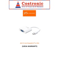 J5CREATE JDA112 MINI DISPLAYPORT™ TO VGA ( 2 Years Local Warranty from Digital Hub)