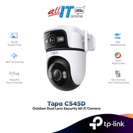 TP-Link Tapo C545D Double 2K Outdoor Dual Lens Pan Tilt Security Camera Color Night Vision CCTV