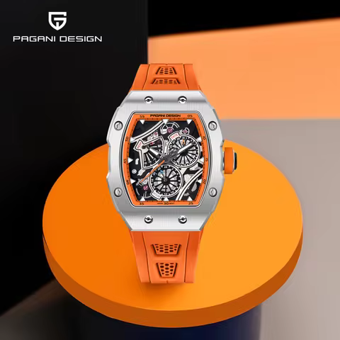 Pagani Design's New Luxury Top Men's Watch Wine Barrel High end Design Multi functional Waterproof M