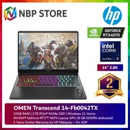HP OMEN Transcend 14-Fb0042TX 14" 2.8K OLED 120Hz Gaming Laptop