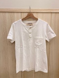 REMI RELIEF 亨利領短袖T恤 (M號)日本製 日系