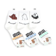 We Bare Bears Highcut Socks - Plain