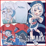BH2 Hololive VTuber Gawr Gura 3D Printed Casual Loose T-shirt