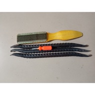 Motorcycle tire pick, 12mm threaded iron, 3 pcs + tire pick + cop screwdriver