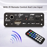 DC 5V Wireless Bluetooth DIY MP3 Decoder Board 6W Amplifier Handsfree Music Player Car FM Radio Modu