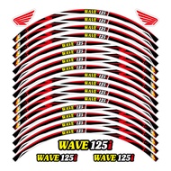 Dành Cho Xe Honda Wave 110i Sóng 125i Xe Máy Bánh Xe Dán Viền Sọc Băng Decal Bánh Xe Phụ Kiện Chống
