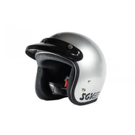 SGV 99 Helmet silver pear white